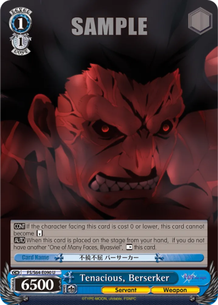 Tenacious, Berserker