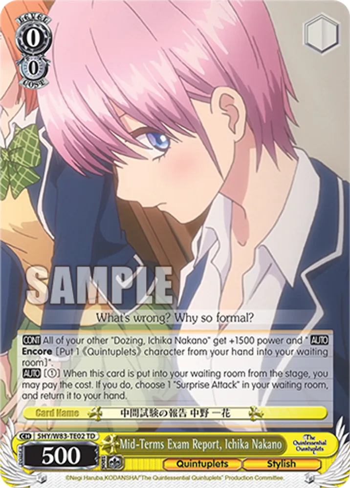 Mid-Terms Exam Report, Ichika Nakano