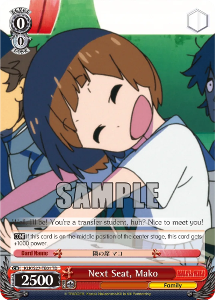 Next Seat, Mako