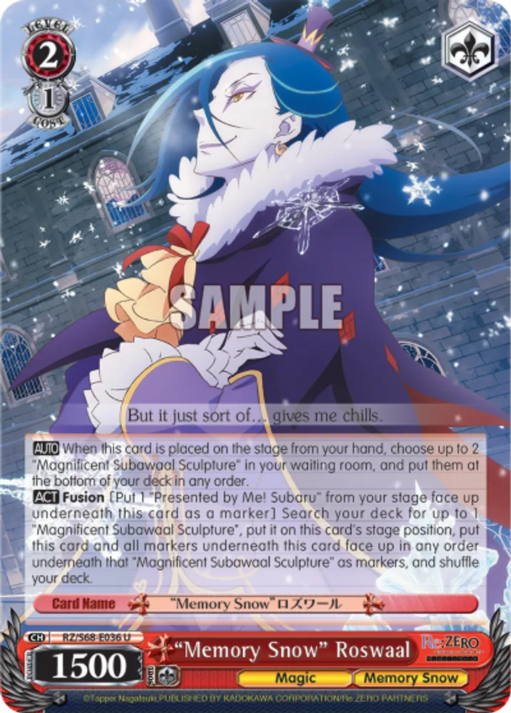 "Memory Snow" Roswaal