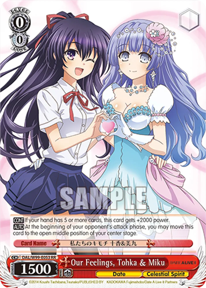 Our Feelings, Tohka & Miku