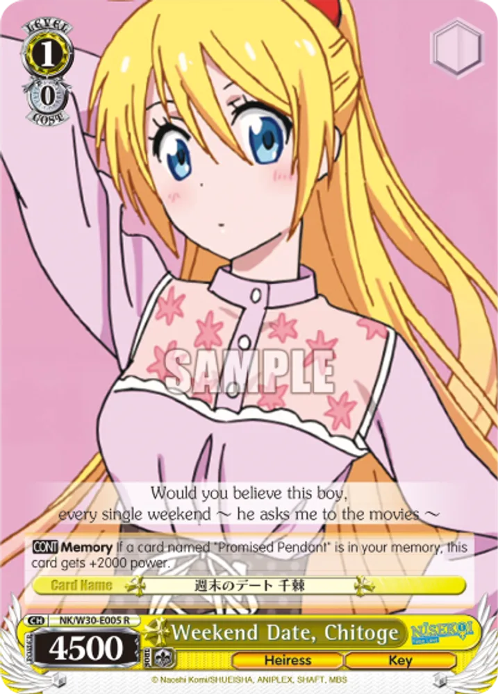 Weekend Date, Chitoge