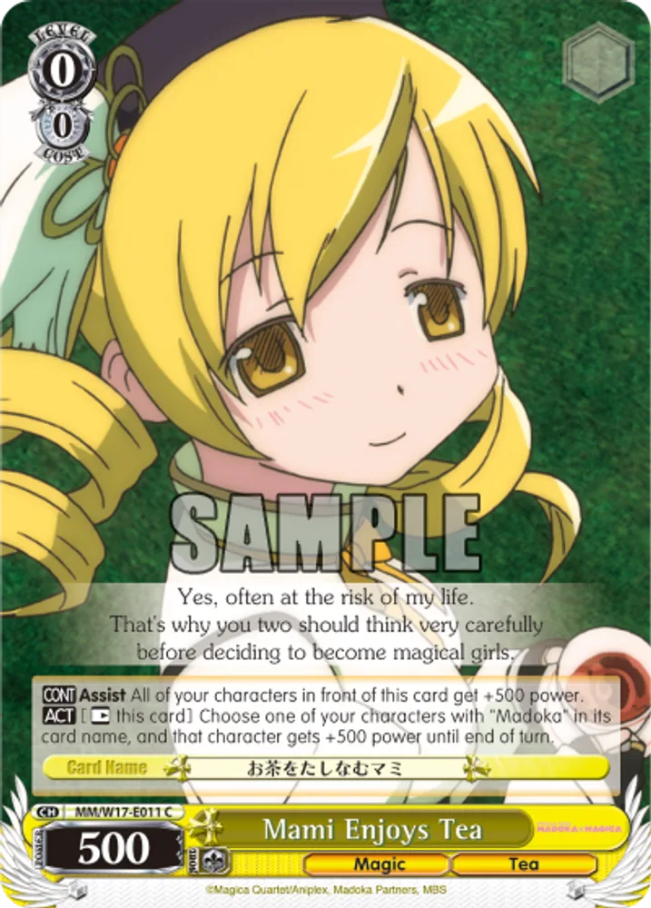 Mami Enjoys Tea