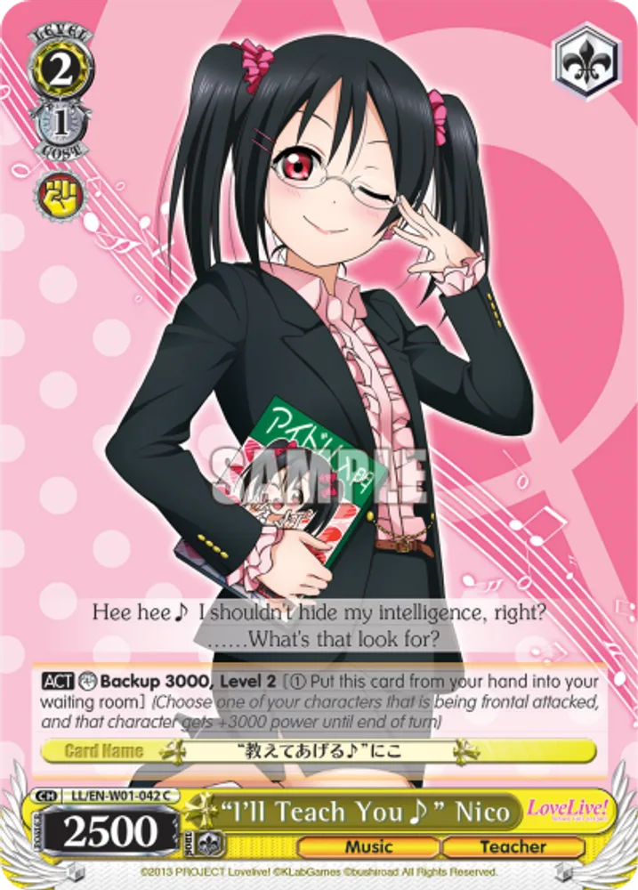 "I'll Teach You♪" Nico