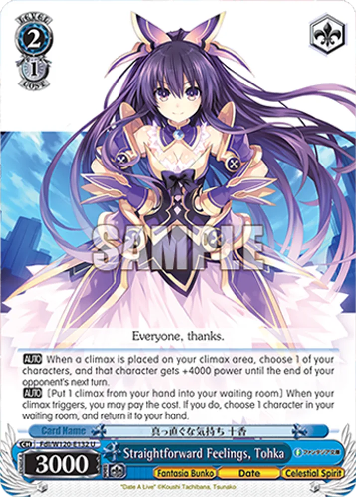 Straightforward Feelings, Tohka