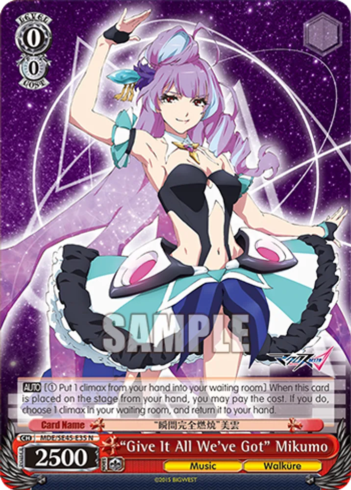 "Give It All We’ve Got" Mikumo