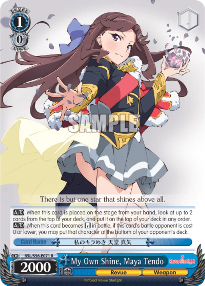 My Own Shine, Maya Tendo