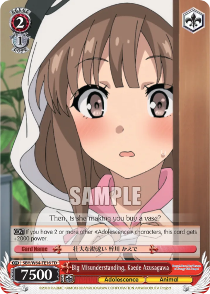 Big Misunderstanding, Kaede Azusagawa