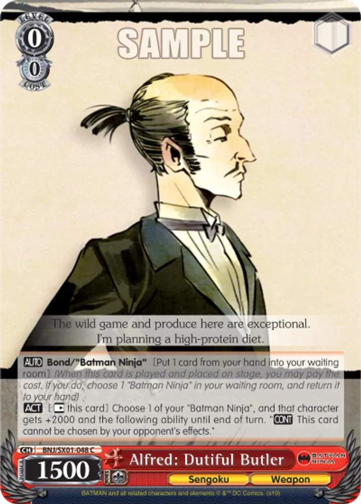 Alfred: Dutiful Butler
