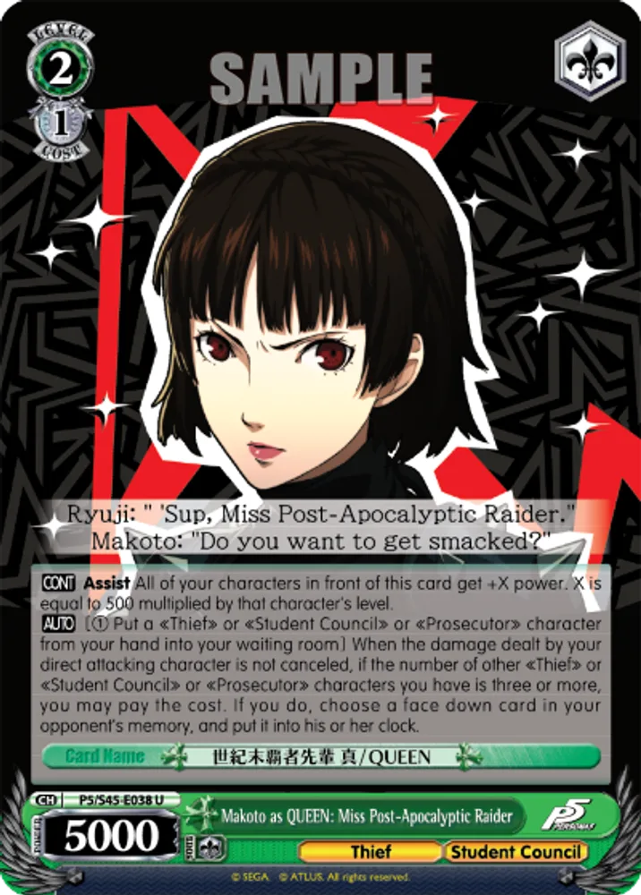 Makoto as QUEEN: Miss Post-Apocalyptic Raider