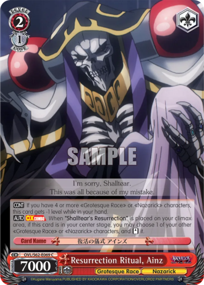 Resurrection Ritual, Ainz