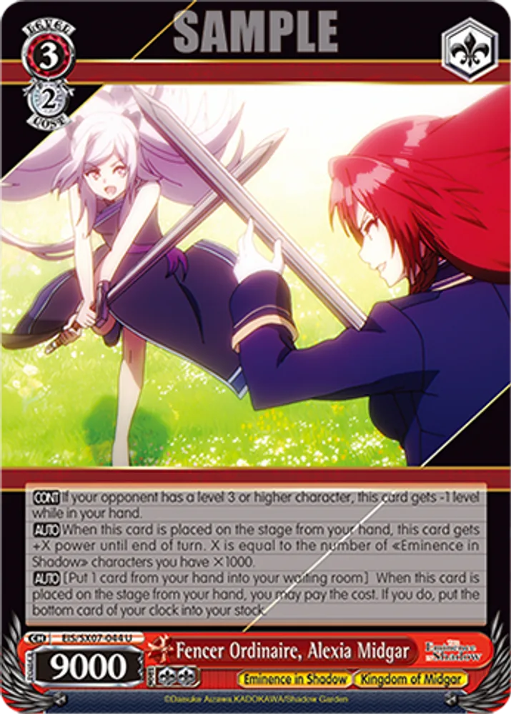 Fencer Ordinaire, Alexia Midgar