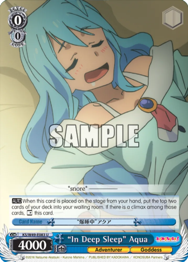 “In Deep Sleep” Aqua