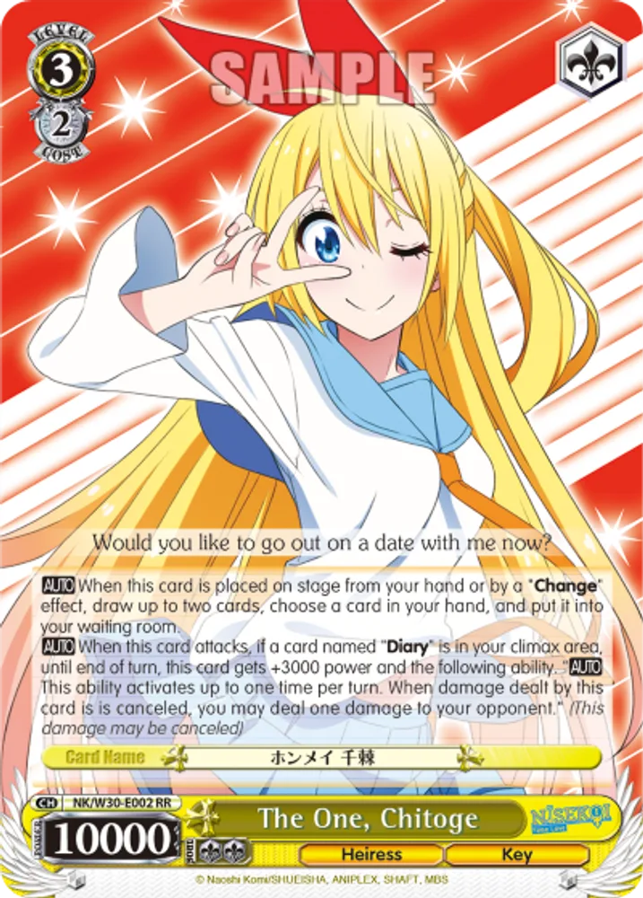 The One, Chitoge