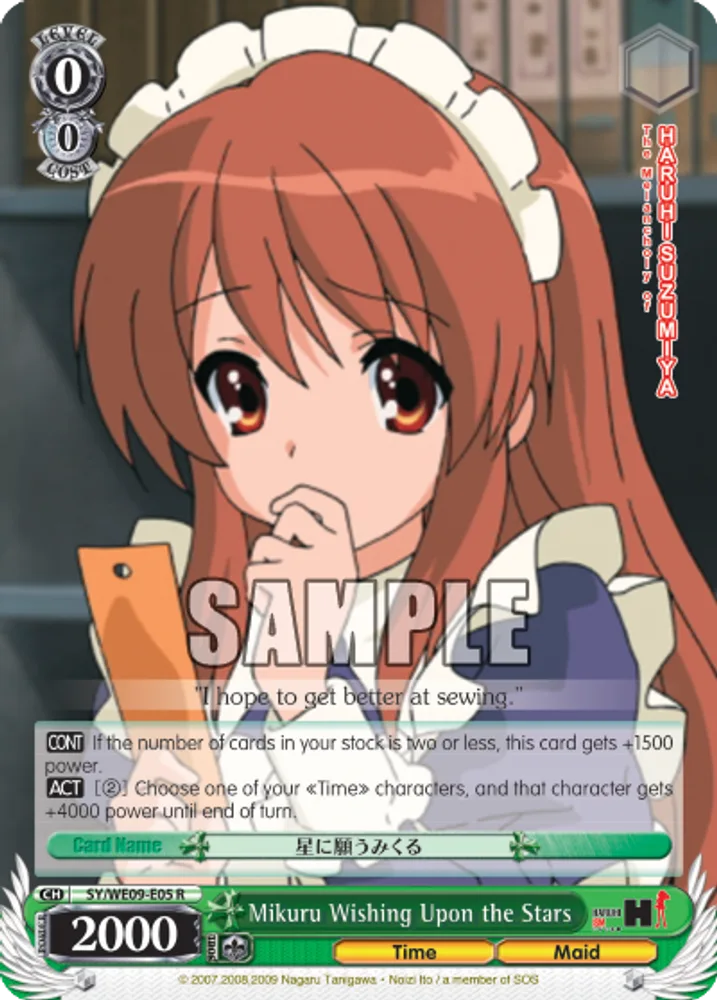 Mikuru Wishing Upon the Stars