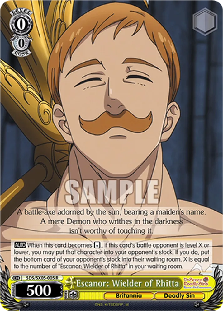 Escanor: Wielder of Rhitta