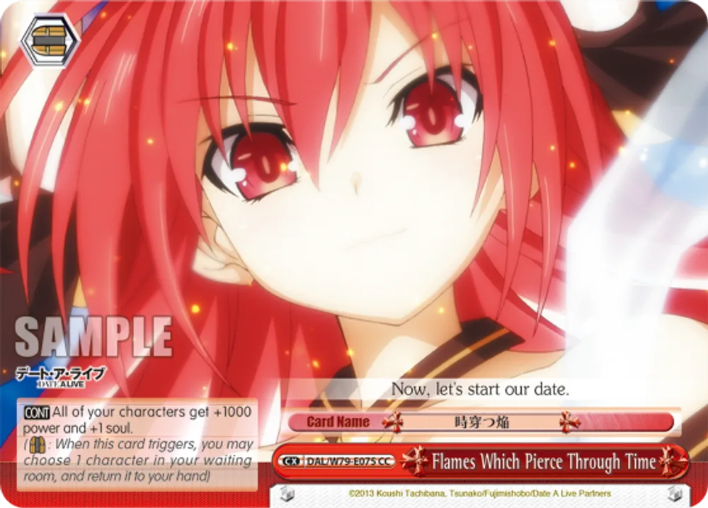 Flames Which Pierce Through Time