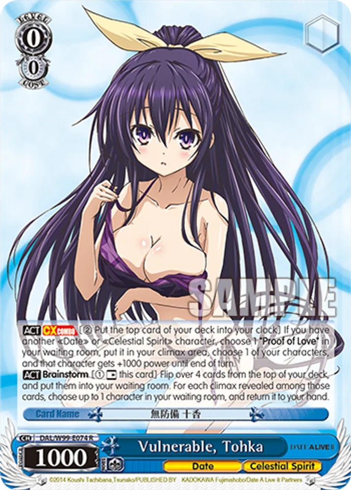Vulnerable, Tohka
