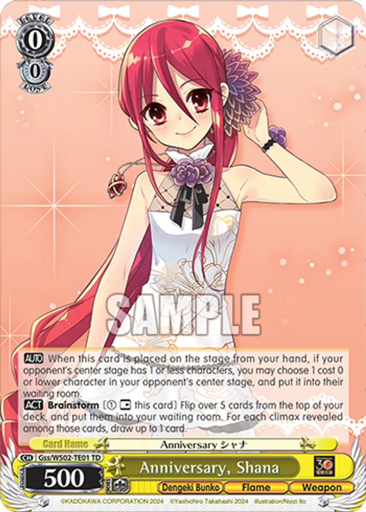 Anniversary, Shana