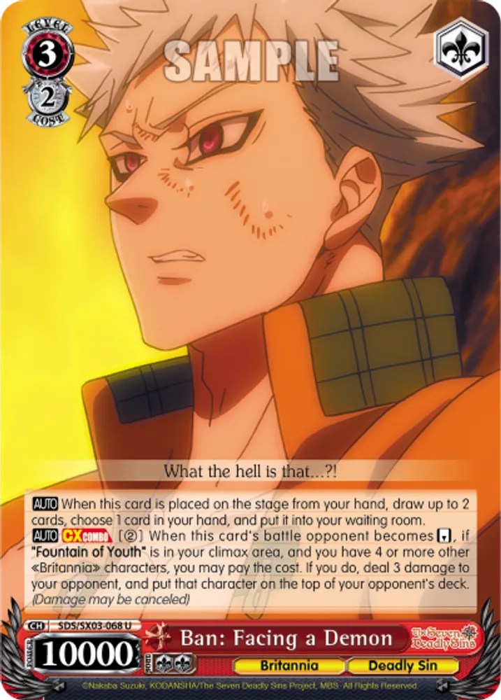 Ban: Facing a Demon