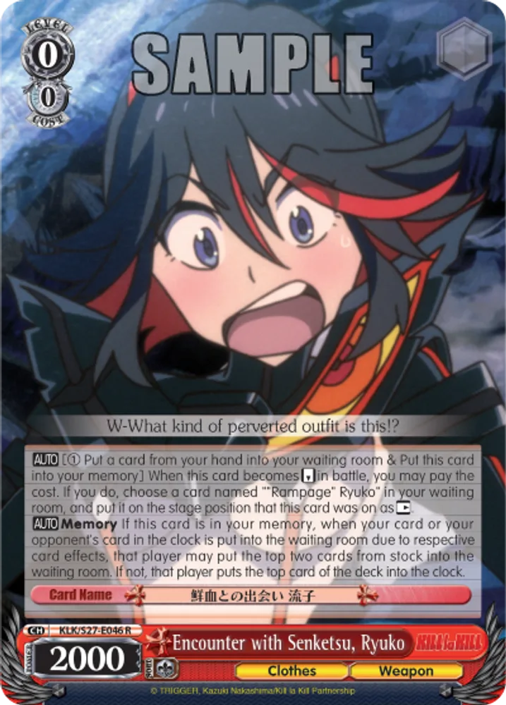 Encounter with Senketsu, Ryuko