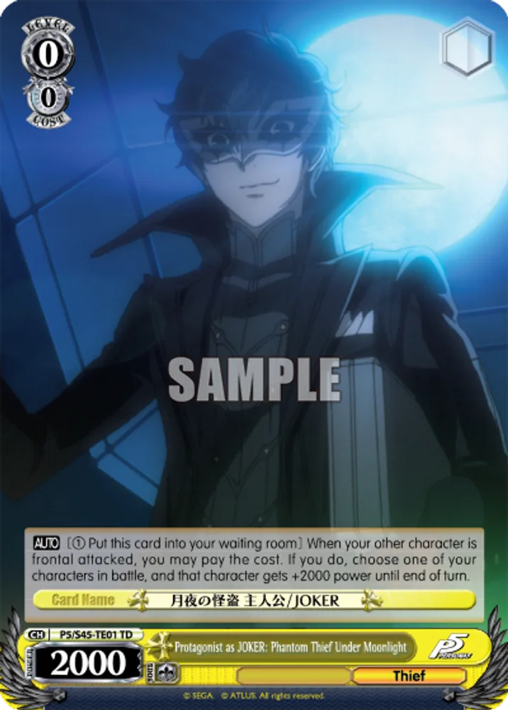 Protagonist as JOKER: Phantom Thief Under Moonlight