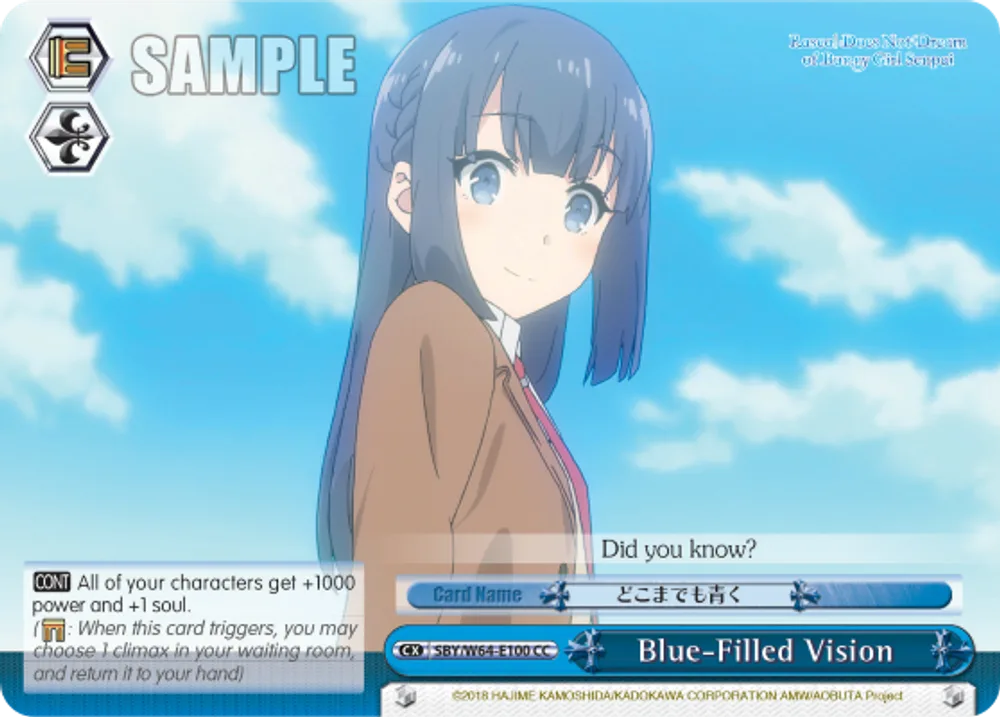 Blue-Filled Vision