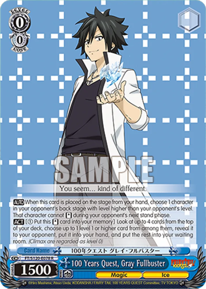 100 Years Quest, Gray Fullbuster