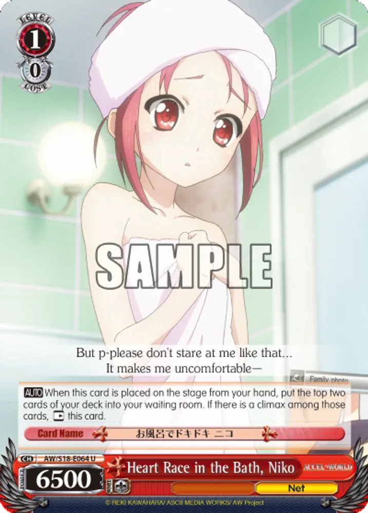 Heart Race in the Bath, Niko