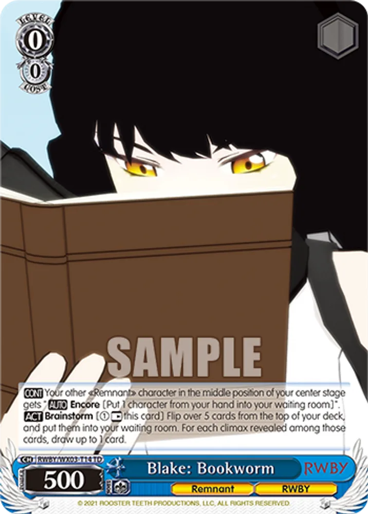 Blake: Bookworm