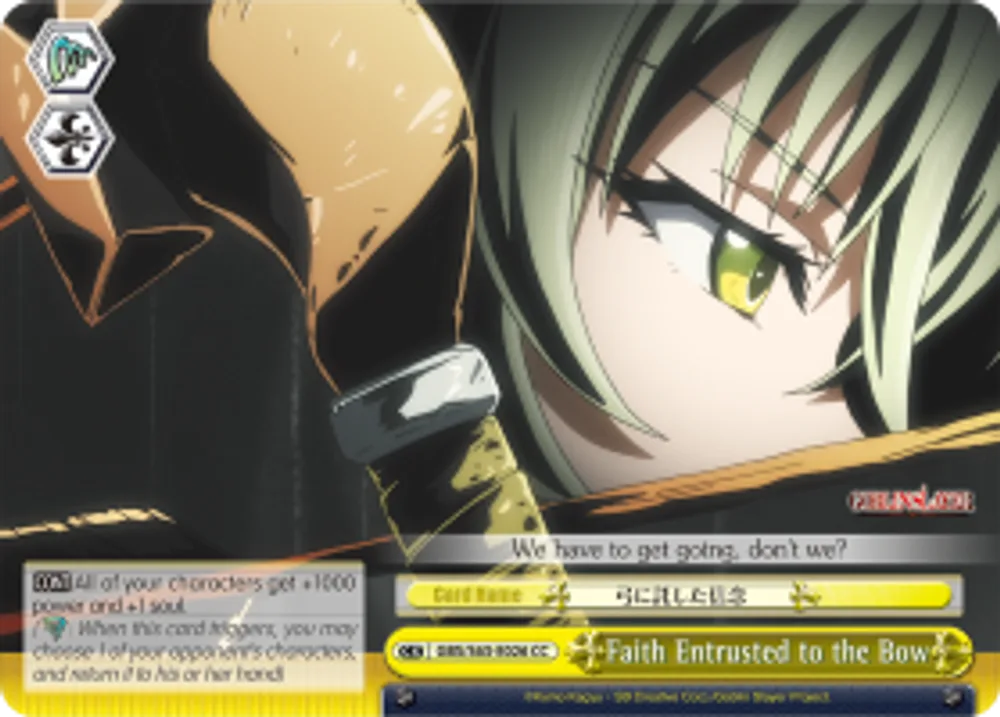 Faith Entrusted to the Bow