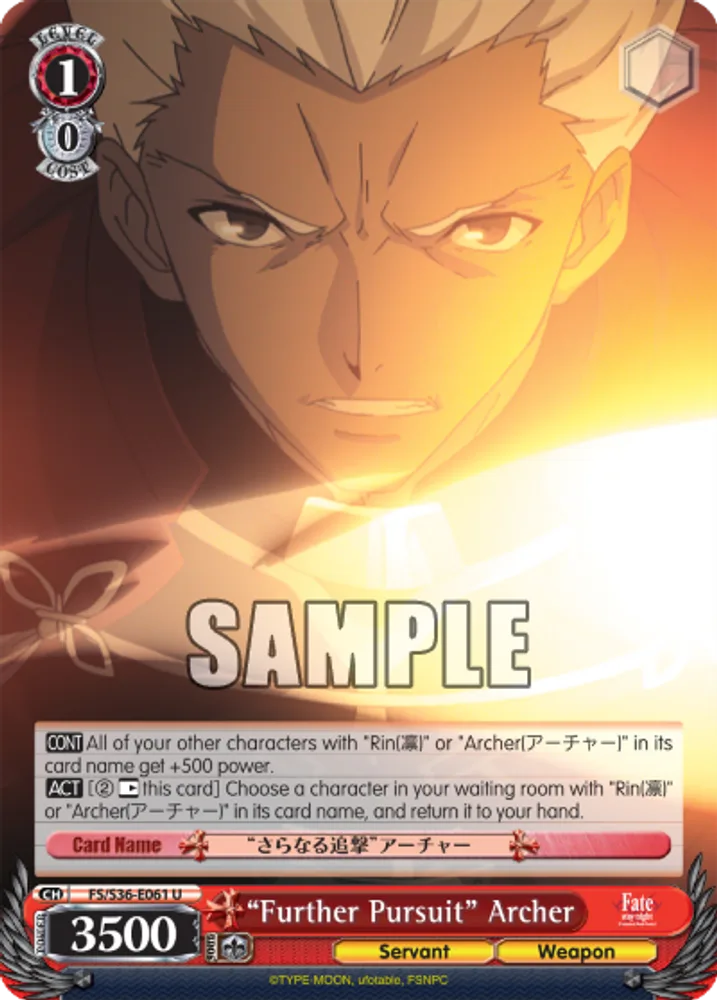 “Further Pursuit” Archer
