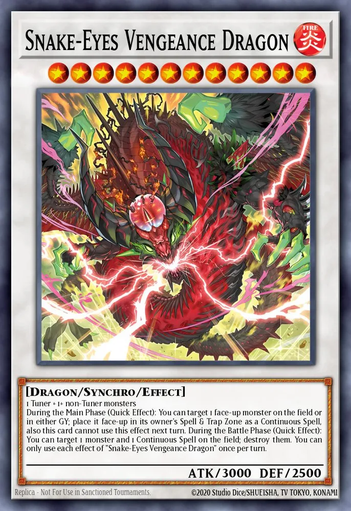 Snake-Eyes Vengeance Dragon