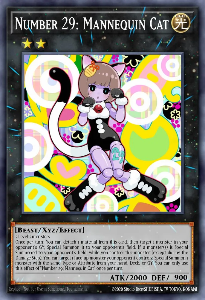Number 29: Mannequin Cat