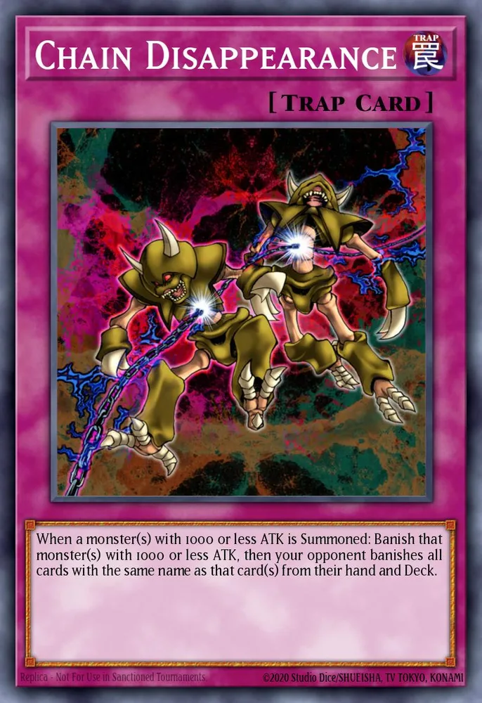 Chain Disappearance