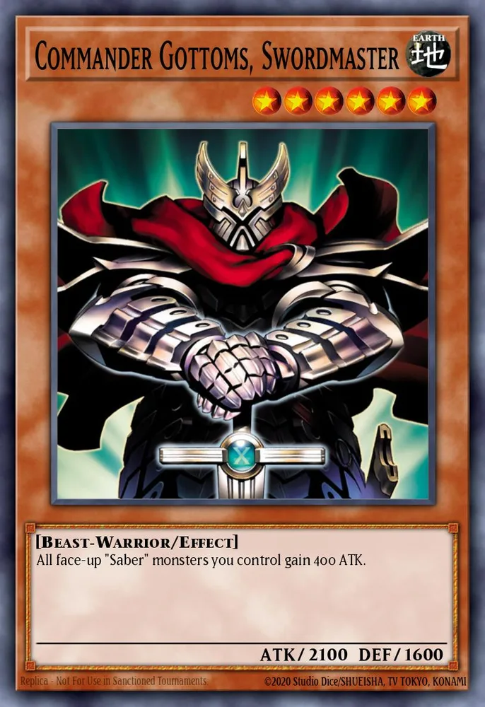 Commander Gottoms, Swordmaster