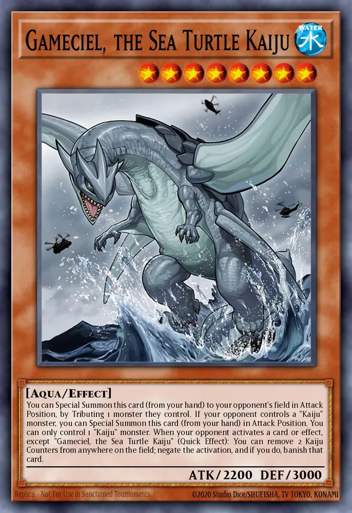 Gameciel, the Sea Turtle Kaiju