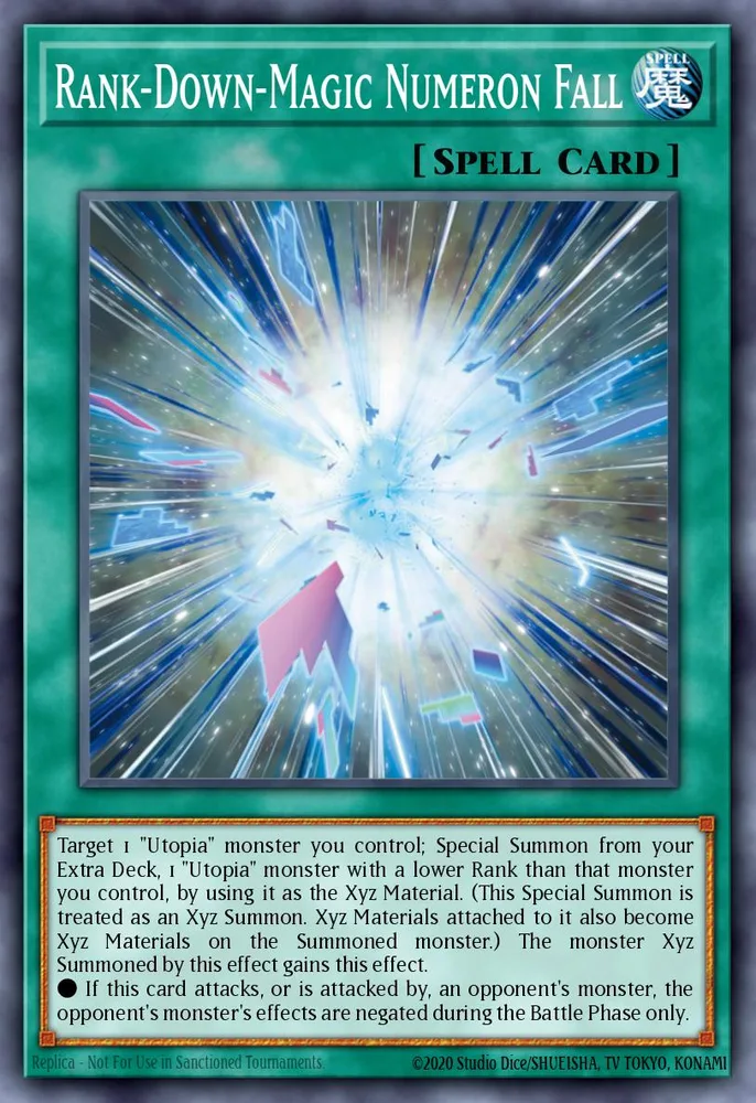 Rank-Down-Magic Numeron Fall