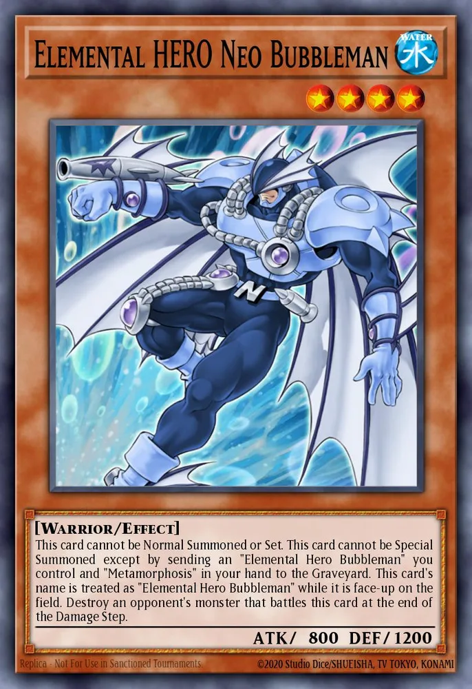 Elemental HERO Neo Bubbleman