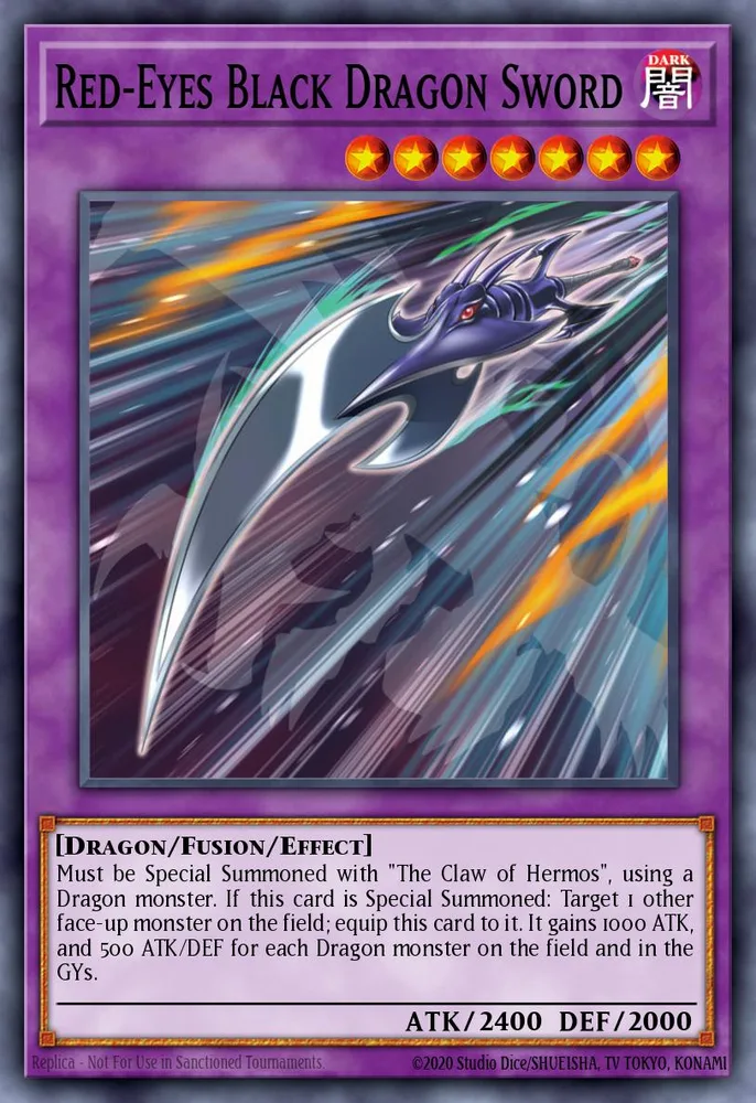 Red-Eyes Black Dragon Sword
