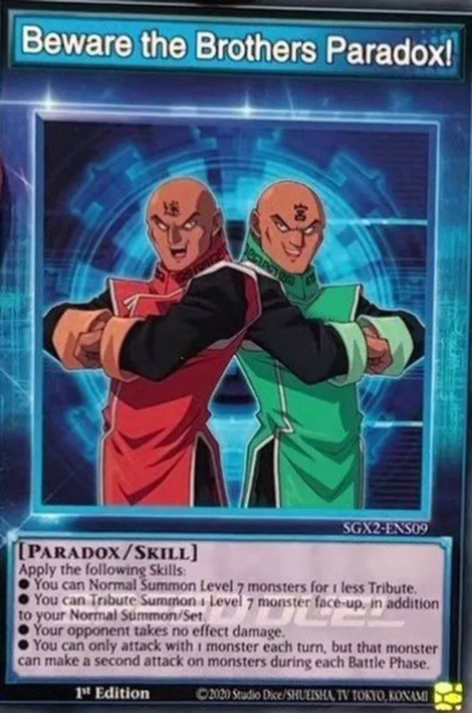 Beware the Brothers Paradox!