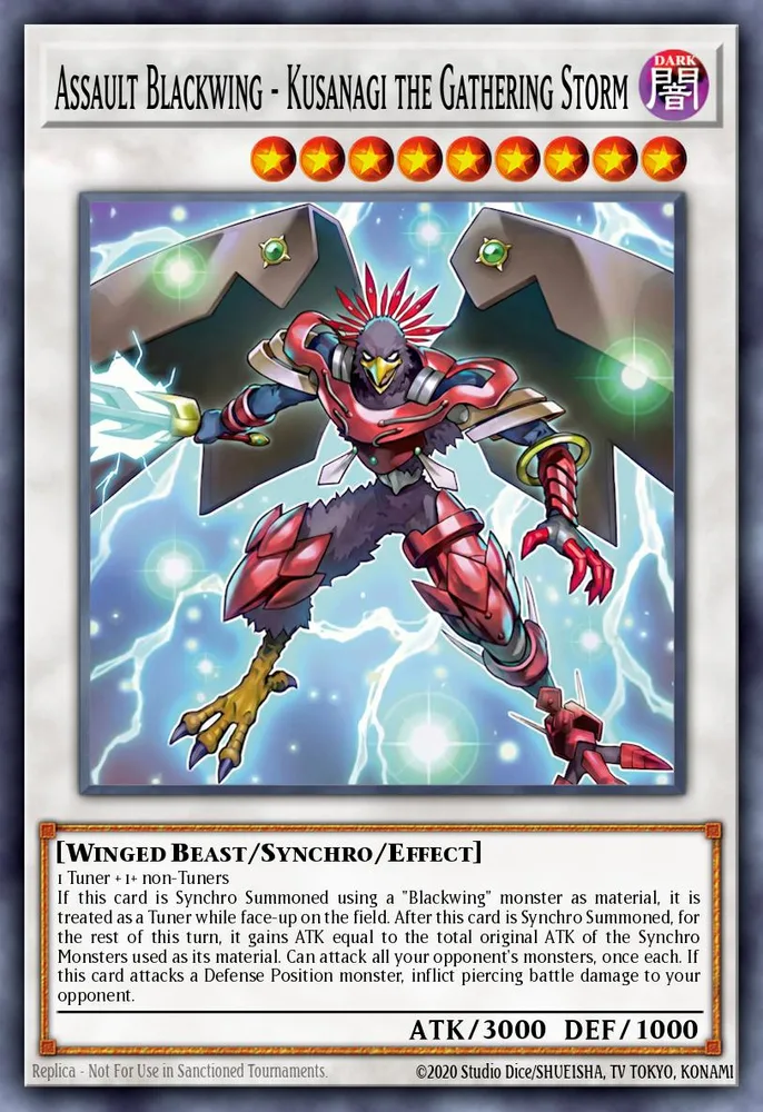 Assault Blackwing - Kusanagi the Gathering Storm