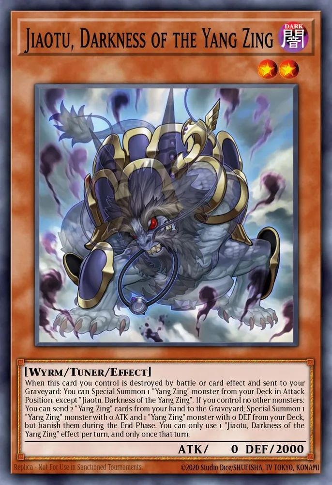 Jiaotu, Darkness of the Yang Zing