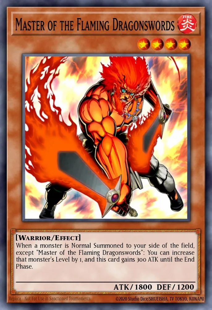 Master of the Flaming Dragonswords