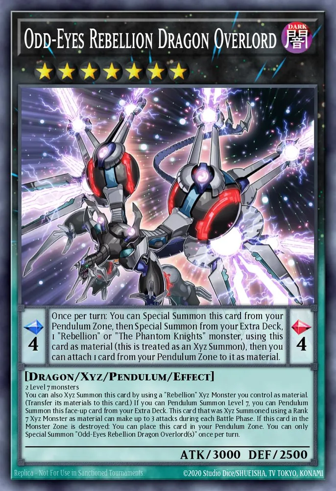 Odd-Eyes Rebellion Dragon Overlord