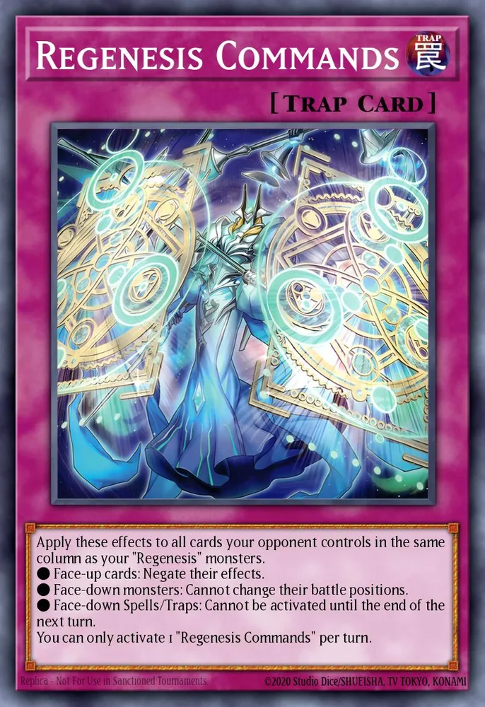 Regenesis Commands
