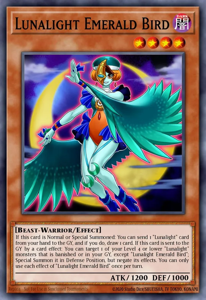 Lunalight Emerald Bird