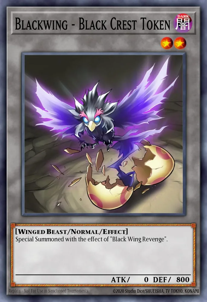 Blackwing - Black Crest Token