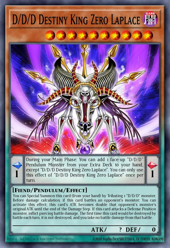 D/D/D Destiny King Zero Laplace