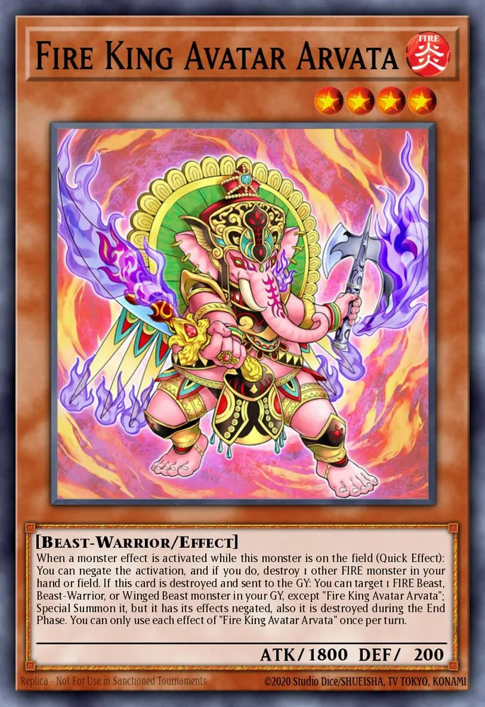 Fire King Avatar Arvata